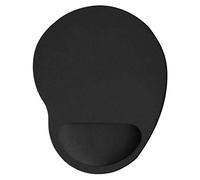 CUSROS Tappetino per mouse per casa, ufficio, tappetino per mouse con supporto per il polso, colore: nero, taglia unica