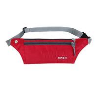 CUSROS Unisex Outdoor Running Sport Cellulare Marsupio Marsupio Marsupio Custodia per Fitness Corsa Escursionismo Arrampicata Campeggio Bicicletta Rosso Taglia Unica