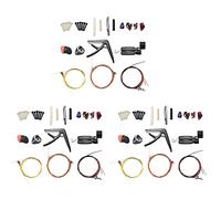 Cusstally 102 Pezzi Serie Set di Accessori per Chitarra Compresi I Mediatori di Chitarra, , Catena 3 In 1 Carica