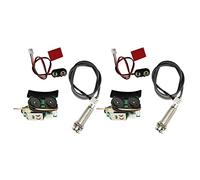 Cusstally 2 x di preamplificatore integrato piezo per chitarra acustica