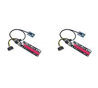 Cusstally 2 x Mini PCIe a PCI 16X Riser per computer portatile Scheda grafica esterna EXP GDC BTC MPCIe