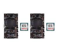 Cusstally 2 x Scheda Madre Mineraria BTC X79 H61 + E5 2609 V2 CPU 5X PCI-E 8X LGA 2011 DDR3 Supporto 3060 3080 GPU
