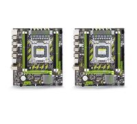 Cusstally 2 x Scheda Madre X79 XEON E5 2640 V2 CPU 4X4G DDR3 1600 REG ECC RAM Set di Kit di memoria NVME SATA Server