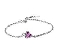 Cusstally Bracciale da donna Bracciale da donna Bracciale da donna tempestato di diamanti Simpatici gioielli a forma di cuore Accessori alla moda