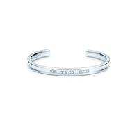 Cusstally Bracciali Bracciale da donna Bracciale Gioielli di moda Lusso Argento 925 Regalo di compleanno Anniversario Natale 17 cm Argento Larghezza 4,5 mm Regalo di gioielli