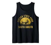 Custer State Park, South Dakota, Bison Vintage Pride Canotta