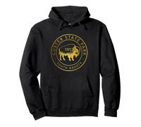 Custer State Park, South Dakota, Bison Vintage Pride Felpa con Cappuccio