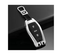 Custia Portachiavi Auto Per JAC JS6 JS8 JS4 SOL Per Sehol QX E10X E30X E50A X4 X8 X6 T8 T9 Plus A5 E40X E20X Keychain Fob(Argento,STILE 3)