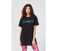 Custo Barcelona Blue Cotton Women T-Shirt - S