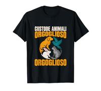 Custode Animali Orgoglioso Custode di Animali Cura Animali Maglietta