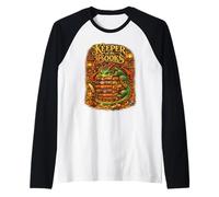 Custode dei Libri - Libro di Lettura della Biblioteca di Drago Maglia con Maniche Raglan