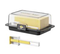 Custode del burro - Contenitore per piatti coperto da controsoffitto | Facile Scoop Unbreable Cheese Keeper, stoccaggio multifunzionale al burro con spargitore | Contenitore per piatti coperto da banc