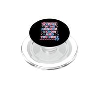Custode del genere che conosco e tu non conosci la rivelazione di genere PopSockets PopGrip per MagSafe