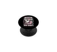 Custode del genere che conosco e tu non conosci Stork Baby PopSockets PopGrip Adesivo