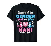 Custode del Genere Nani Loves You Baby Annuncio Maglietta