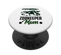 Custode dello zoo Mamma Lavoro Zookeeper Mantenere PopSockets PopGrip Adesivo