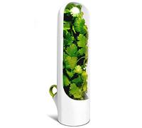 Custode di Erbe Fresche, Bottiglia per la Conservazione Delle Verdure, Contenitore per Erbe Aromatiche, Portaoggetti da Cucina per Coriandolo, Menta, Prezzemolo, Asparagi, Mantiene Verdi e Freschi