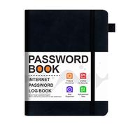Custode di libri di bordo della password - Libro di gestione delle informazioni 'account, libro di indirizzo password | Un comodo notebook tascabile per l'archiviazione sicura con schede alfabetic