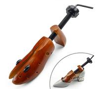 Custode estensore per scarpe da donna regolabile in legno a 2 vie