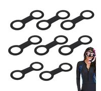 Custode per snorkeling, a sgancio rapido, con doppio anello, flessibile, per maschera subacquea, per spiaggia, vacanze, snorkeling, nuoto, acquatico, fotografia subacquea
