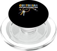 Custode Un ruolo chiave in così tante vite Apprezzamento Janitor PopSockets PopGrip per MagSafe