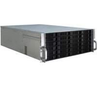 Inter-Tech 4U-4424 Supporto Nero, Argento - Inter-Tech 4U-4424,