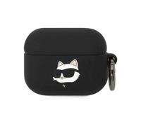 Custodia 3D con testa di Choupette in silicone Karl Lagerfeld, nero - AirPods Pro