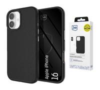 Custodia 3MK Fortis MagCase per iPhone 16, nera, MagSafe