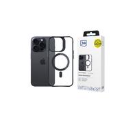 Custodia - 3MK PROTECTION - Satin Armor MagCase - iPhone 15 Pro Max - Nero - Protezione massima