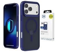 Custodia 3MK Smoke MagCase per iPhone 17 Pro Max Blu MagSafe