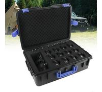 Custodia a 13 scomparti per walkie-talkie e accessori Baofeng - Scatola portatile antiurto per uso esterno/tattico