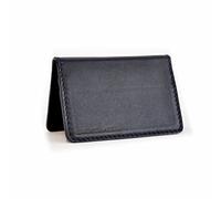 Custodia a 4 carte in pelle brevettata | RFID NFC e blocco del campo magnetico | Protezione della carta e organizer per carte di credito, carte di debito, carte d'identità | Protezione dei dati al 100% verificata da CTC/advanced (membro del gruppo RW TÜV) | Blu