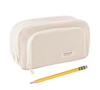 Custodia a - 8.27x5.12 pollici di grandi dimensioni della estetica per studenti, insegnante con organizzatore di articoli di cartoleria, forniture per studenti per lo zaino da viaggio, a