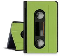 Custodia a cassetta verde per iPad 9a/8a/7a generazione 10,2" 2021/2020/2019, custodia pieghevole in pelle PU antiurto con funzione di accensione/spegnimento automatico per iPad da 10,2 pollici