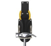 Custodia a clip in pelle - Supporto per custodia 2 in 1 guaina | Pu Hammer Loop and Maintenance Tool Pouche per carpentiere Manutenzione Garden Tworing Work Electrican Construction