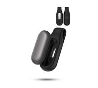 Custodia a clip in silicone per PLAUD NotePin VoiceRecorder, compatibile con PLAUD NotePin Voice Recorder Custodia a clip, antigraffio, antiurto, impermeabile, nero