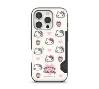 Custodia a due carte Sanrio Lovely Pattern per iPhone 17 16 15 Pro Max Plus A...