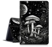 Custodia a forma di fungo spaziale per iPad 9a/8a/7a generazione 10,2" 2021/2020/2019, custodia pieghevole in pelle PU antiurto con funzione di accensione/spegnimento automatico per iPad da 10,2