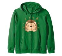 Custodia a forma di riccio per bambini e bambini, stile Kawaii Felpa con Cappuccio