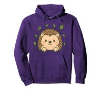 Custodia a forma di riccio per bambini e bambini, stile Kawaii Felpa con Cappuccio