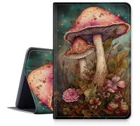 Custodia a fungo rosa per Samsung Galaxy Tab A7 Lite 8,7" modello 2021 (SM-T220/T225/T227), custodia in pelle PU con angoli di visualizzazione multipli pieghevole per Galaxy Tab A7 2020