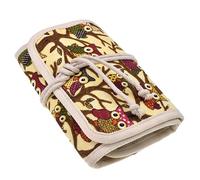 Custodia a gancio | Borsa portaoggetti in nylon leggero per ferri da uncinetto | Borsa facile da trasportare per lavorare a maglia primi cuori, ferri da maglia, amori e case, multicolore, multicolore,
