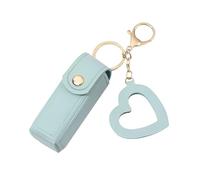 Custodia a labbra portatile - Un mini sacchetto di dimensioni realizzati con materiale PU di alta qualità, con pendente | Una custodia cosmetica compatta che può trasportare lucidalabbra, mini