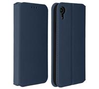 Custodia iPhone XR Custodia a libro Porta-carte Funzione Supporto - Blu