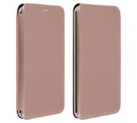 Custodia a libro Avizar Champagne con scorrimento per smartphone da 5,4" a 6"