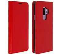 Custodia a libro Avizar in pelle rossa per Samsung Galaxy S9 Plus