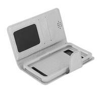 Custodia a libro Avizar Silver per smartphone Max. 142x140x72mm