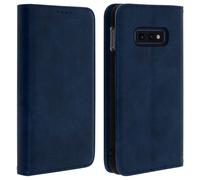 Custodia a libro Avizar vintage blu a portafoglio per Samsung Galaxy S10e