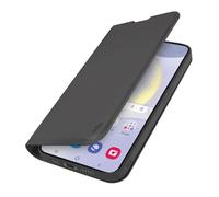 Custodia a libro con supporto stand e superficie soft touch per Samsung S25+