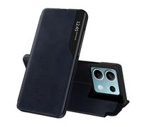 Custodia a libro elegante View Case per Xiaomi Redmi Note 13 - Tamsiai mėlyna